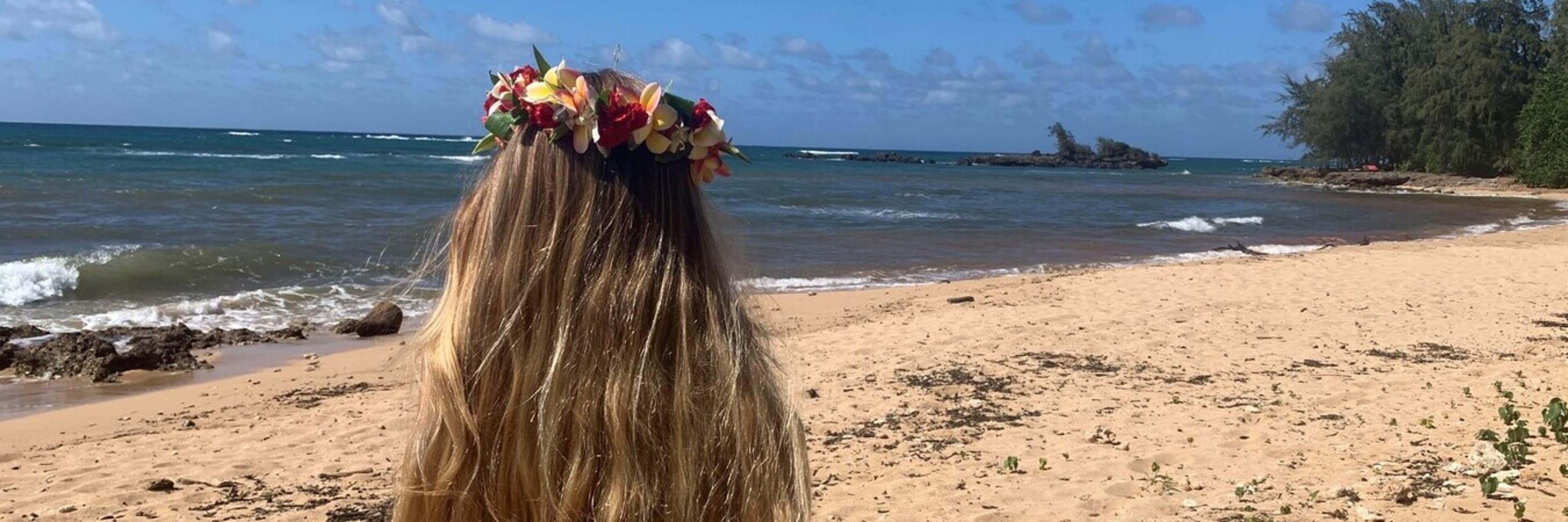 ハワイアンレイを売る少女　HAWAII ハワイアンレイを売る少女 HAWAII Amazon.co.jp: LIOOBO ハワイアン